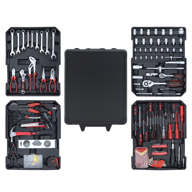 Kit de ferramentas de reparo automotivo profissional 399pcs com carrinho de ferramentas