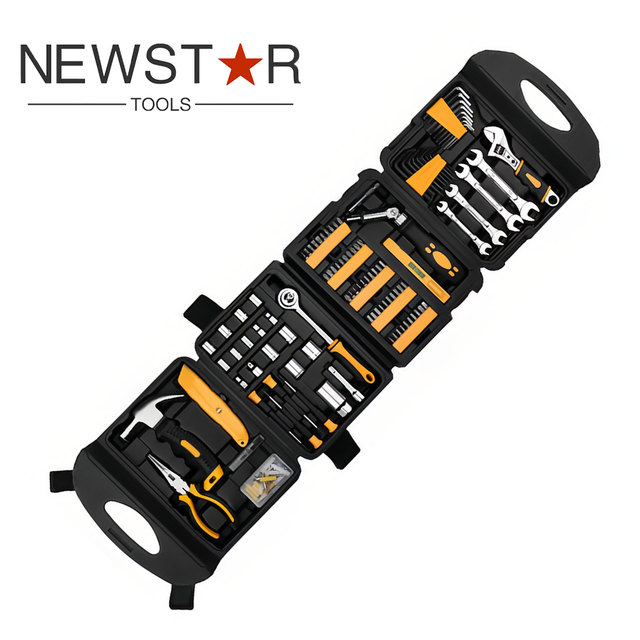 Kit de ferramentas multifuncionais para reparo doméstico e automotivo de 128 peças