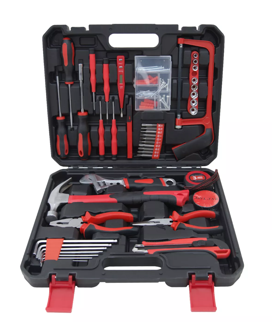 108pcs Multifunction Professional Household DIY Ferramenta com martelo